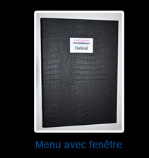 menu lumineux avec fenetre